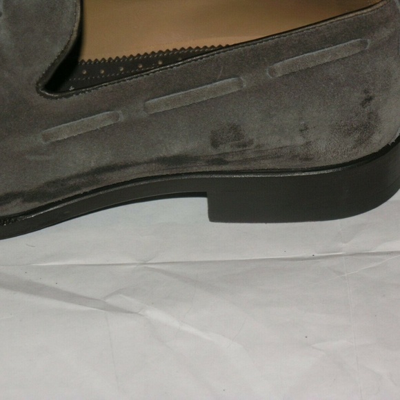 Scarpe Di Bianco Hand Made Suede Leather Loafers - Picture 5 of 9